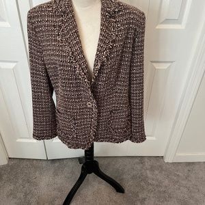 Peter Nygard size 16 tweed jacket
